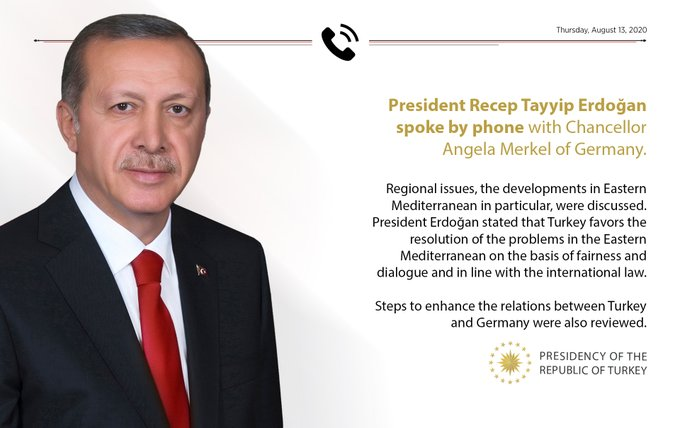 Μίλησαν Μέρκελ-Ερντογάν και ο Τούρκος πρόεδρος κάνει λόγο για διάλογο