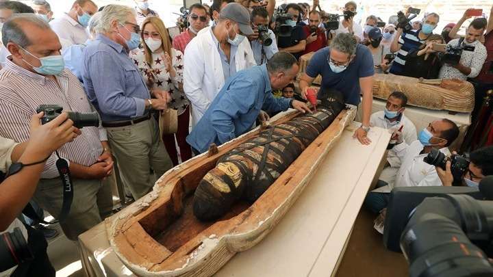 Αίγυπτος: Ανακαλύφθηκαν 59 καλά διατηρημένοι φαραωνικοί σαρκοφάγοι στη Νεκρόπολη της Σακκάρα