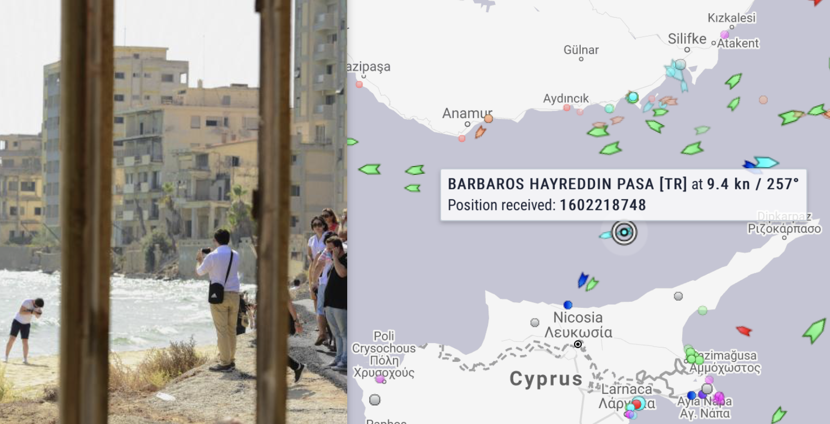 Η Τουρκία άνοιξε τα Βαρώσια και αποσύρει το Barbaros από την κυπριακή ΑΟΖ