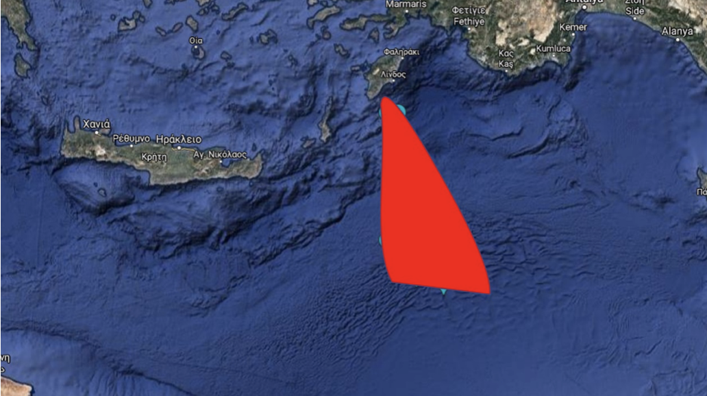 Αυτή είναι η νέα περιοχή ερευνών για το Oruc Reis με τη νέα  NAVTEX  των Τούρκων