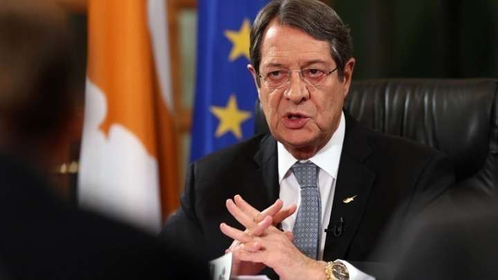 Αναστασιάδης: «Η λύση του Κυπριακού δεν μπορεί να αποκλίνει από τα ψηφίσματα του Συμβούλιου Ασφαλείας»
