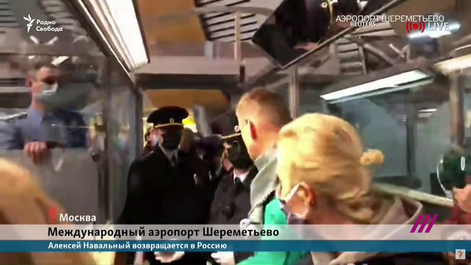 Συνελήφθη στη Μόσχα ο Ναβάλνι