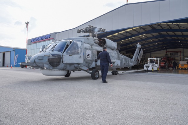 Το πρώτο ελικόπτερο S-70 του ΠΝ στην AEROSERVICES