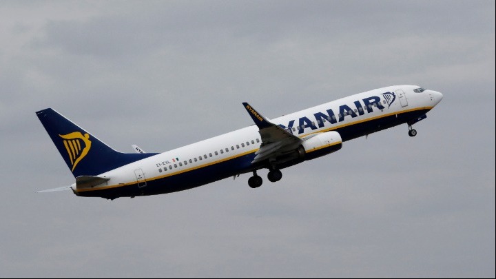 Απογειώθηκε το αεροσκάφος της Ryanair από το Μινσκ με προορισμό το Βίλνιους