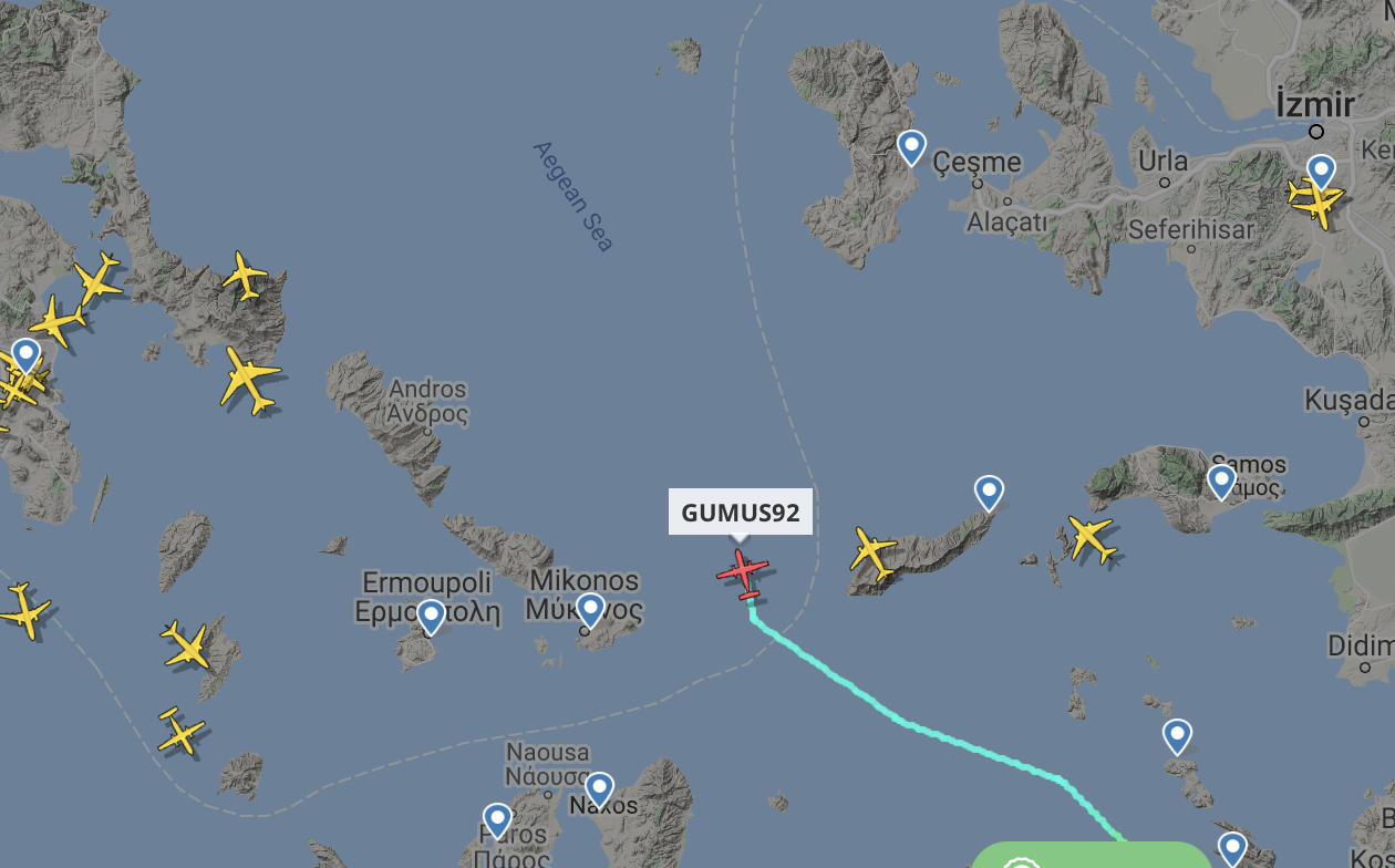 Παρακολουθώντας τουρκικά αεροσκάφη ναυτικής συνεργαίας στην καρδιά του Αιγαίου και περιμένοντας...το Iron Dome!