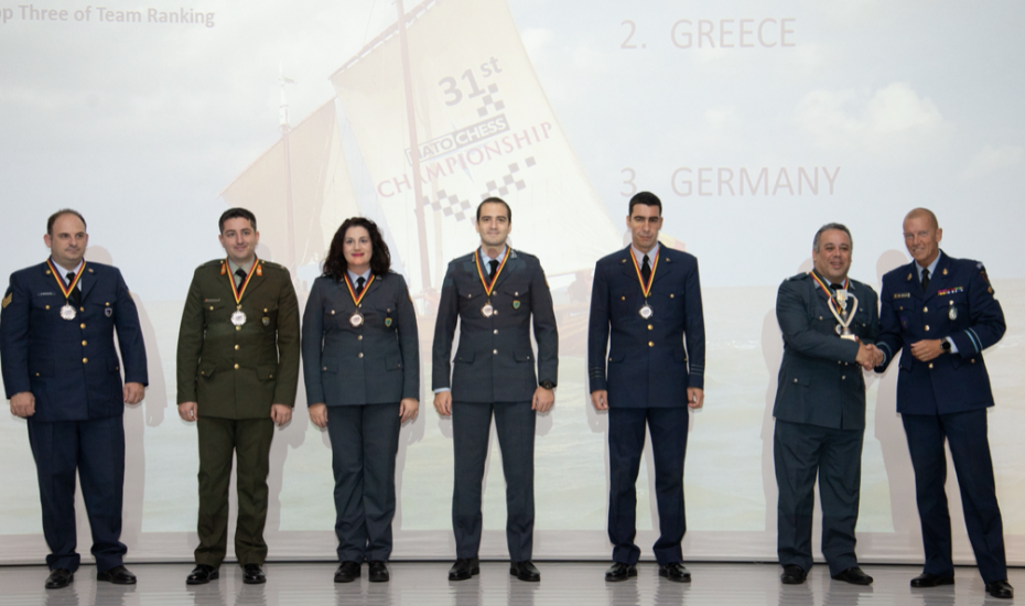31ο ΝΑΤΟ Chess Championship: Διάκριση για την ελληνική αποστολή