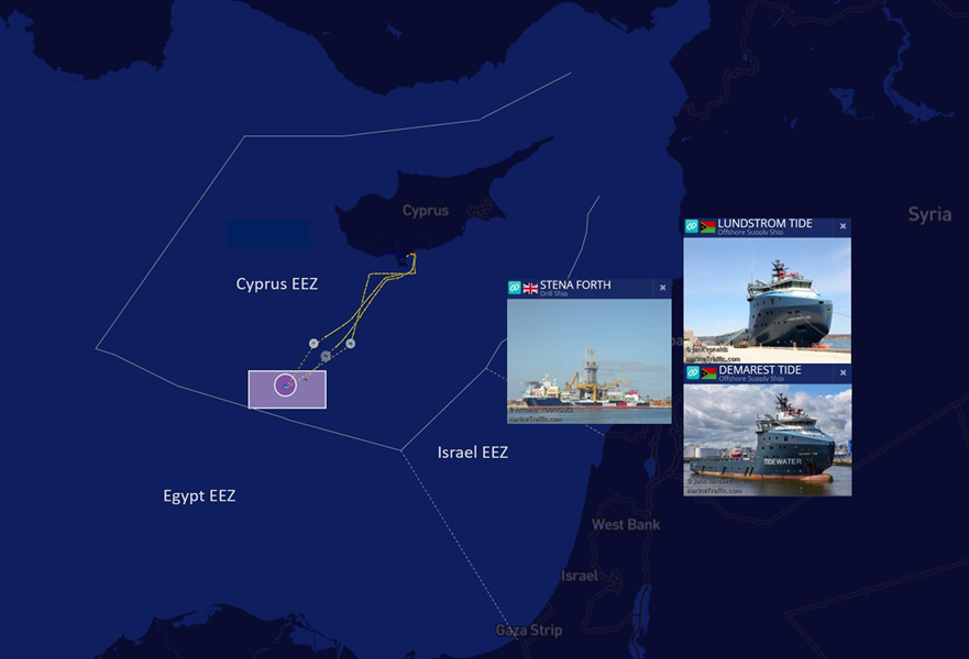 NAVTEX και NOTAM από την Κύπρο για τη γεώτρηση της EXXON: «Απαγόρευση προσέγγισης 500 μέτρων από την εξέδρα»