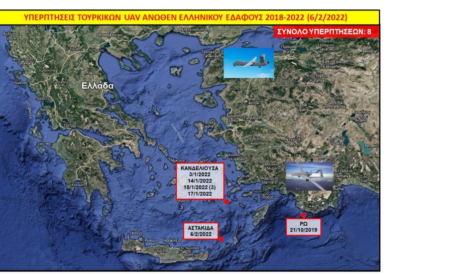 Πτήσεις τουρκικών UAV 150 ναυτικά μίλια μέσα στο Αιγαίο και στην Αθήνα «δεν ανοίγει μύτη»!