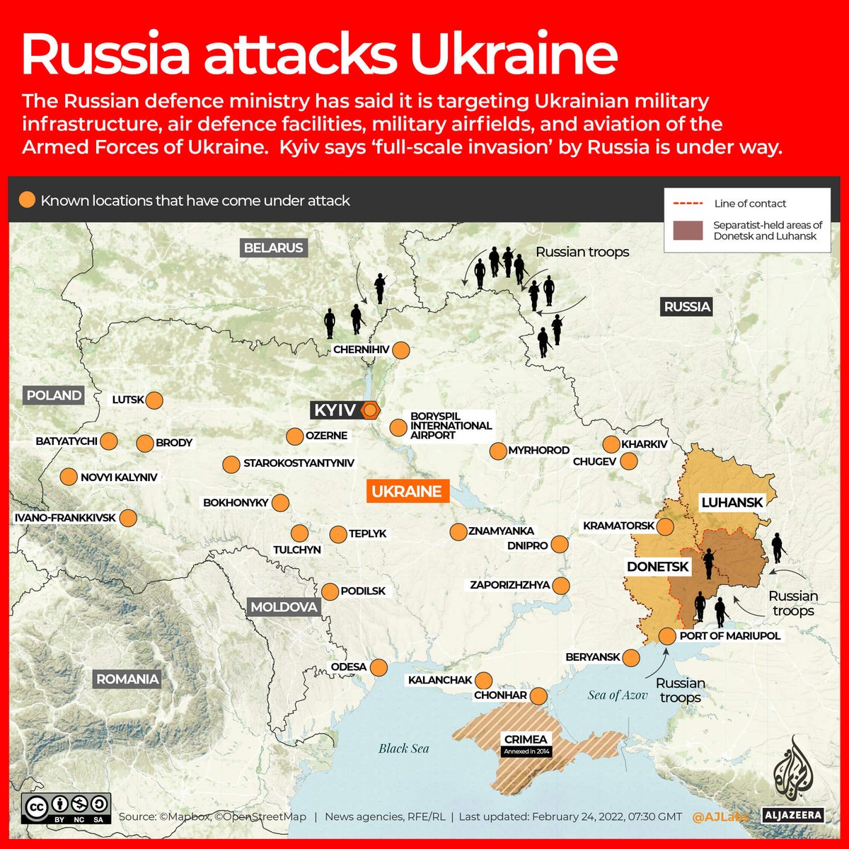 Ρωσική επέμβαση στην Ουκρανία: Οι Ρώσοι στο Κίεβο! Καταρρίφθηκε αεροσκάφος της Ουκρανίας