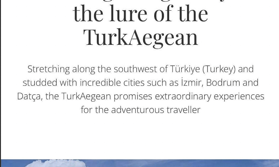 Το «τουρκικό Αιγαίο» διαφημίζεται σε όλο τον κόσμο και θυμίζει τις δηλώσεις του Ακάρ