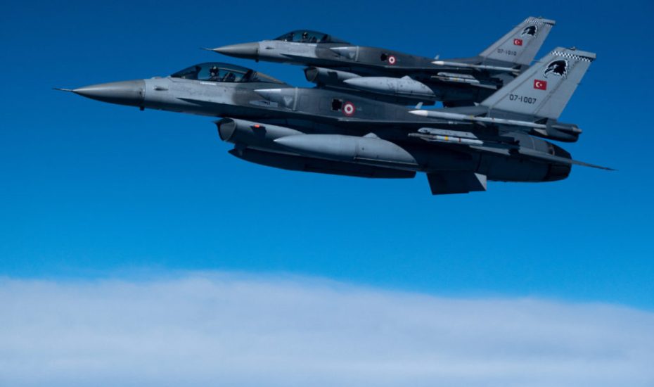 Υπερπτήσεις τουρκικών F-16 σε Αγαθονήσι και Ανθρωποφάγους