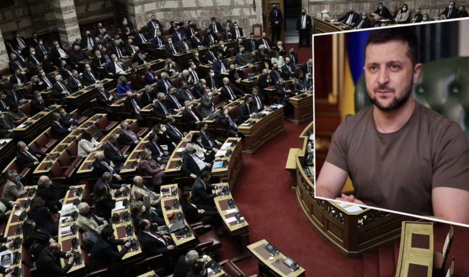 Ομιλία Ζελένσκι στην ελληνική Βουλή: «Η απόλυτη υποκρισία και ντροπή»-Π.Γερογλής
