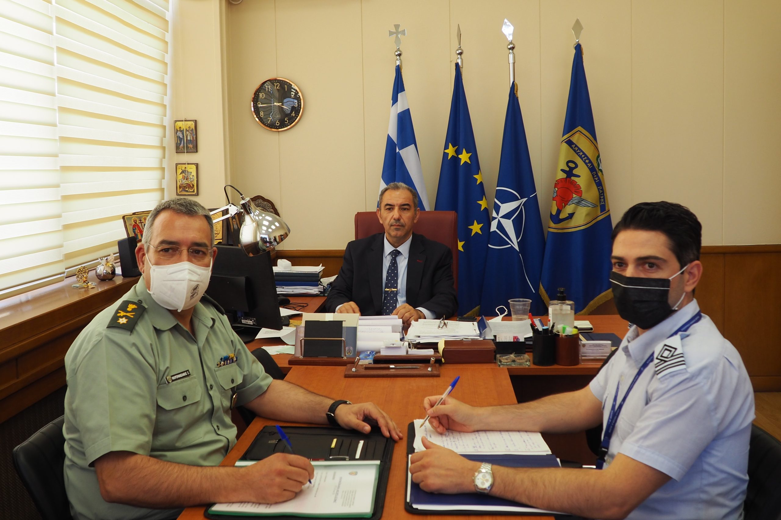 Προκλήσεις και απειλές της Μεσογείου-Τηλεδιάσκεψη του Διευθυντή Πολιτικής Εθνικής Άμυνας