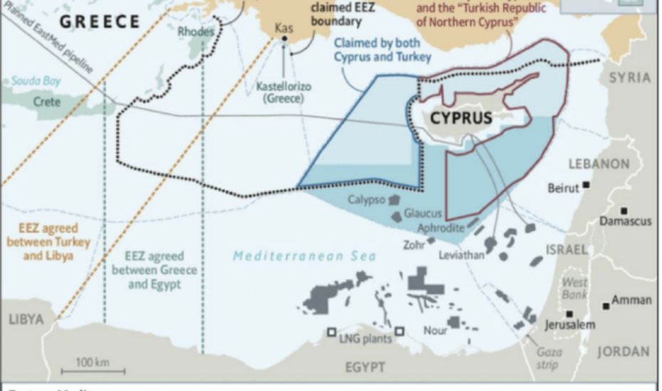 Μια Έκθεση του Κογκρέσου με χάρτη του Economist  με  «ΤΔΒΚ» και εκλιπούσα την Κυπριακή Δημοκρατία!