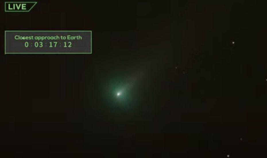 C/2022 e3 ztf κομήτης - Live streaming η πορεία του κοντά στη Γη