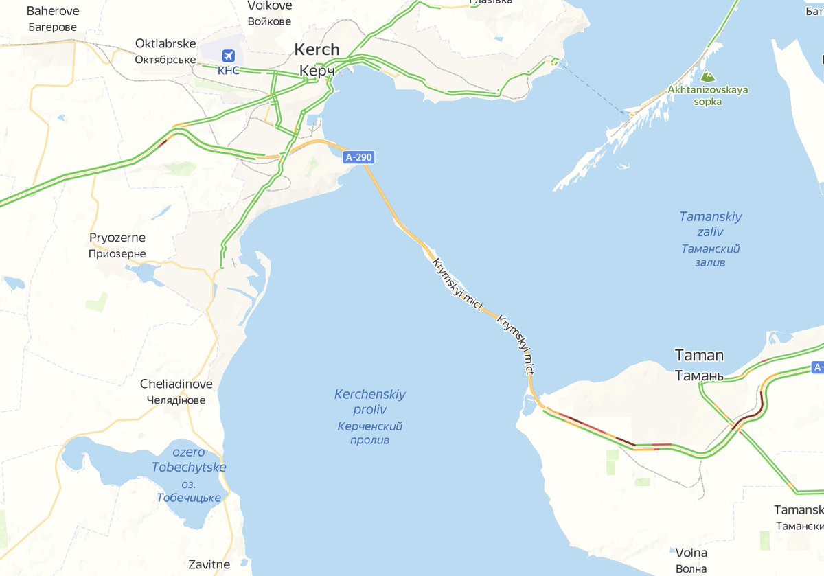 Εκρήξεις στη γέφυρα της Κριμαίας, διακόπηκε η κυκλοφορία