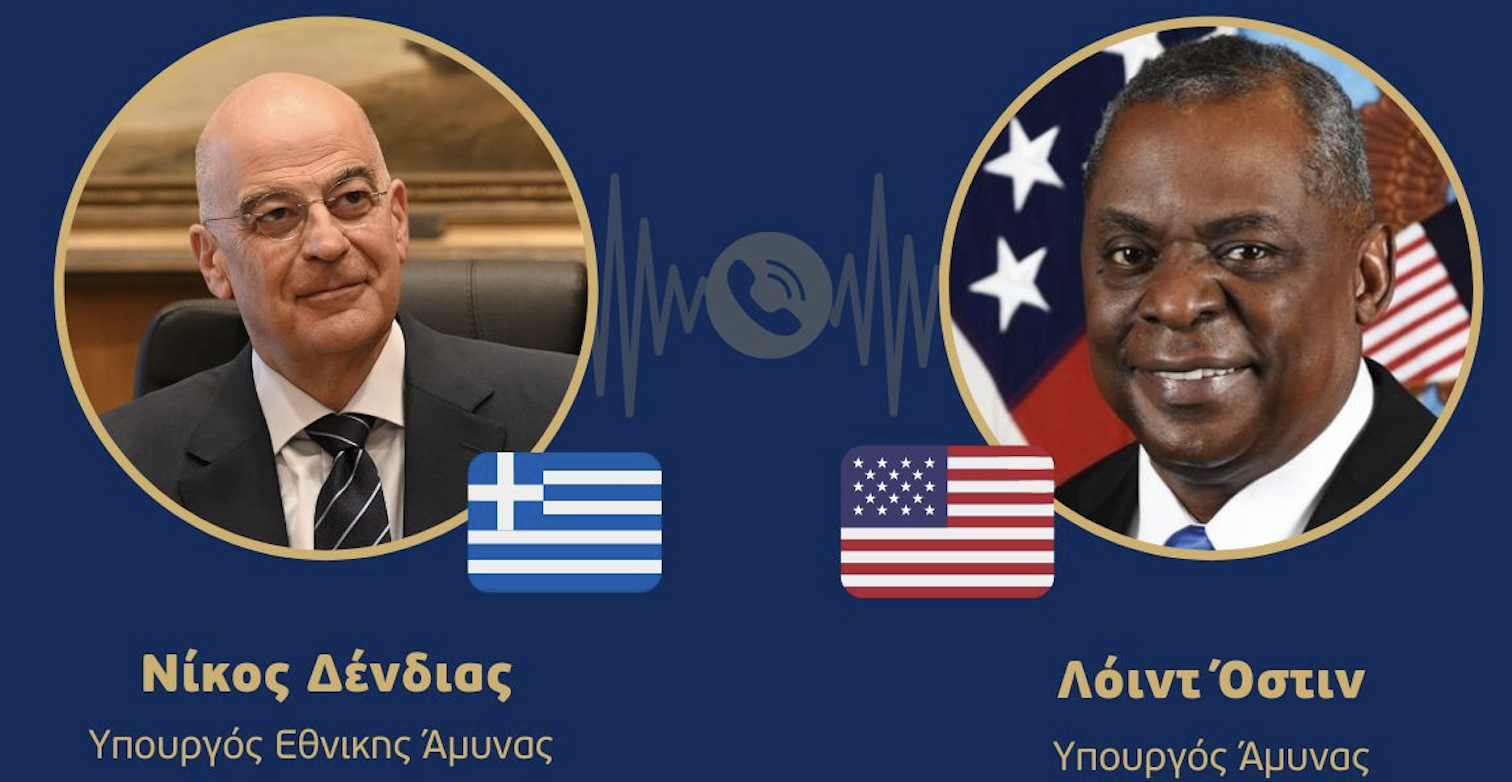Επικοινωνία Δένδια- Όστιν με τον Μπάϊντεν να μιλά για ταυτόχρονη «ενίσχυση Ελλάδας-Τουρκίας»