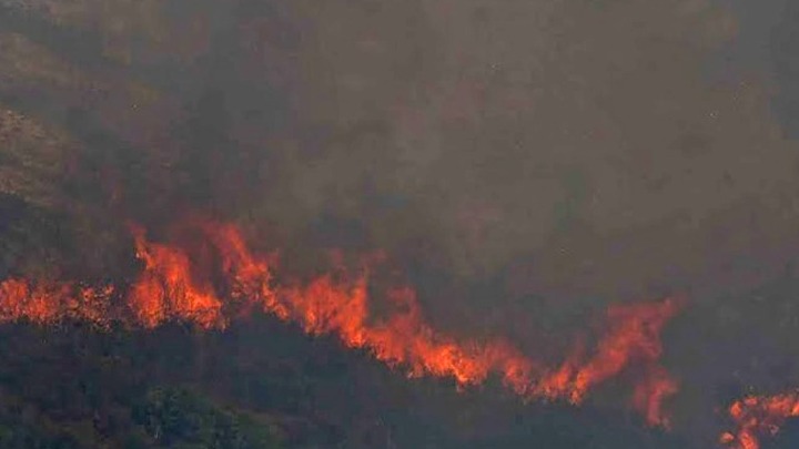 Μεγάλη φωτιά στη Ζάκυνθο, απειλούνται σπίτια