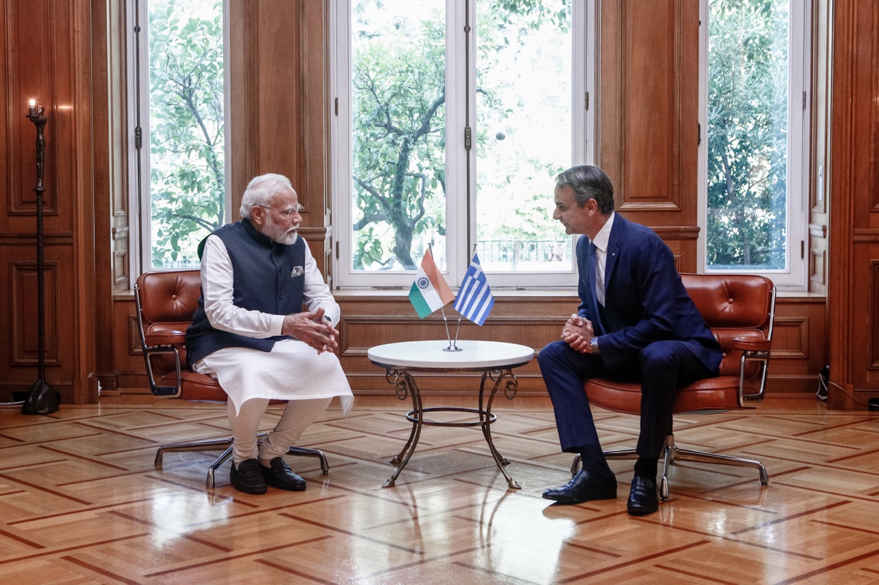 Συνάντηση Μητσοτάκη με τον πρωθυπουργό της Ινδίας- Τι λένε στη κοινή δήλωση