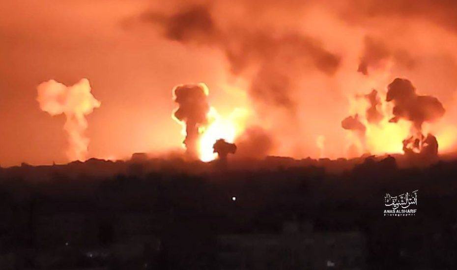   Κόλαση ξανά στη Γάζα, το Ισραήλ ανακοίνωσε ότι βομβάρδισε 200 στόχους.