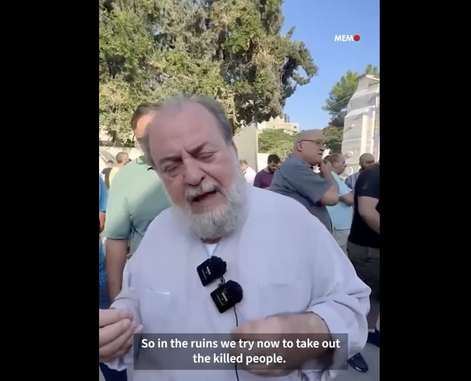 «Γιατί βομβάρδισαν την εκκλησία μας οι Ισραηλινοί» ρωτά ο ιερέας του Αγίου Πορφυρίου-Βίντεο