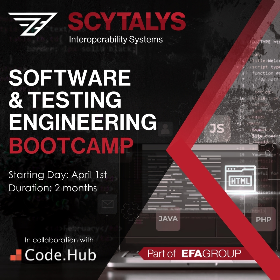 H SCYTALYS διοργανώνει Bootcamp στην Ανάπτυξη Λογισμικού