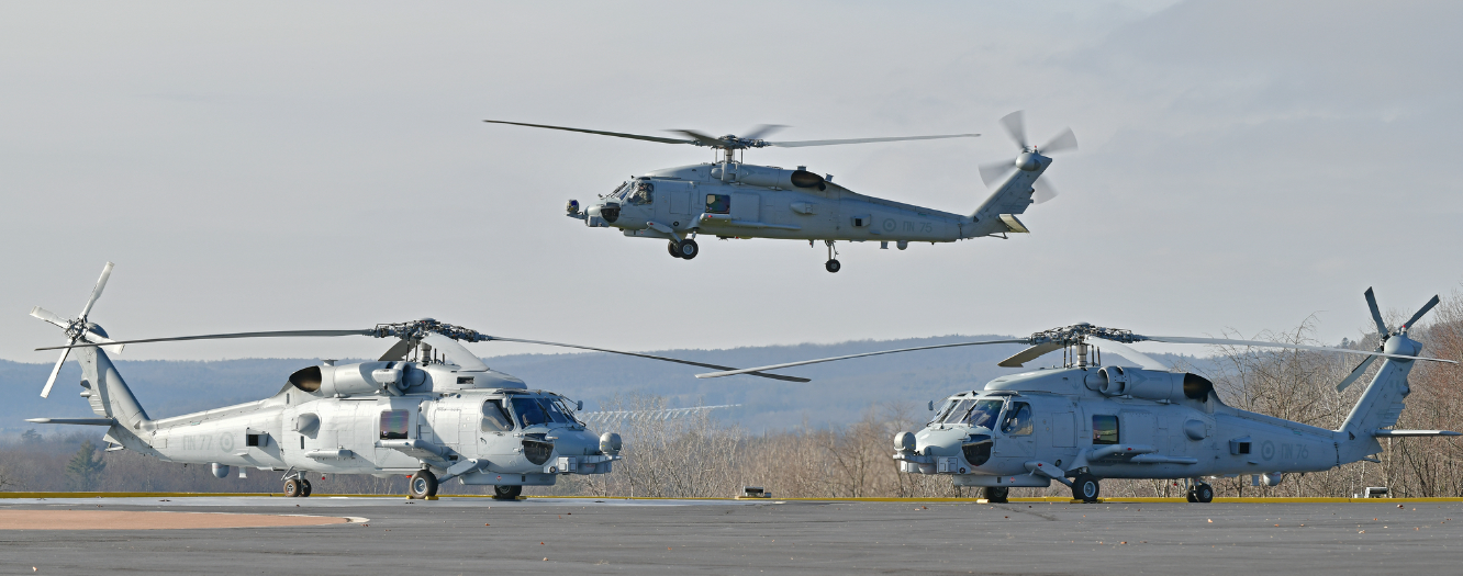 Έτοιμα για να αφιχθούν τα 3 ελικόπτερα MH-60R SEAHAWK